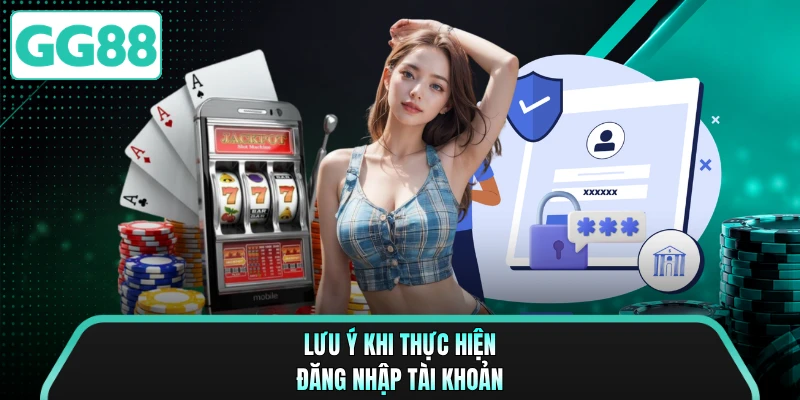 Lưu ý khi thực hiện đăng nhập tài khoản 